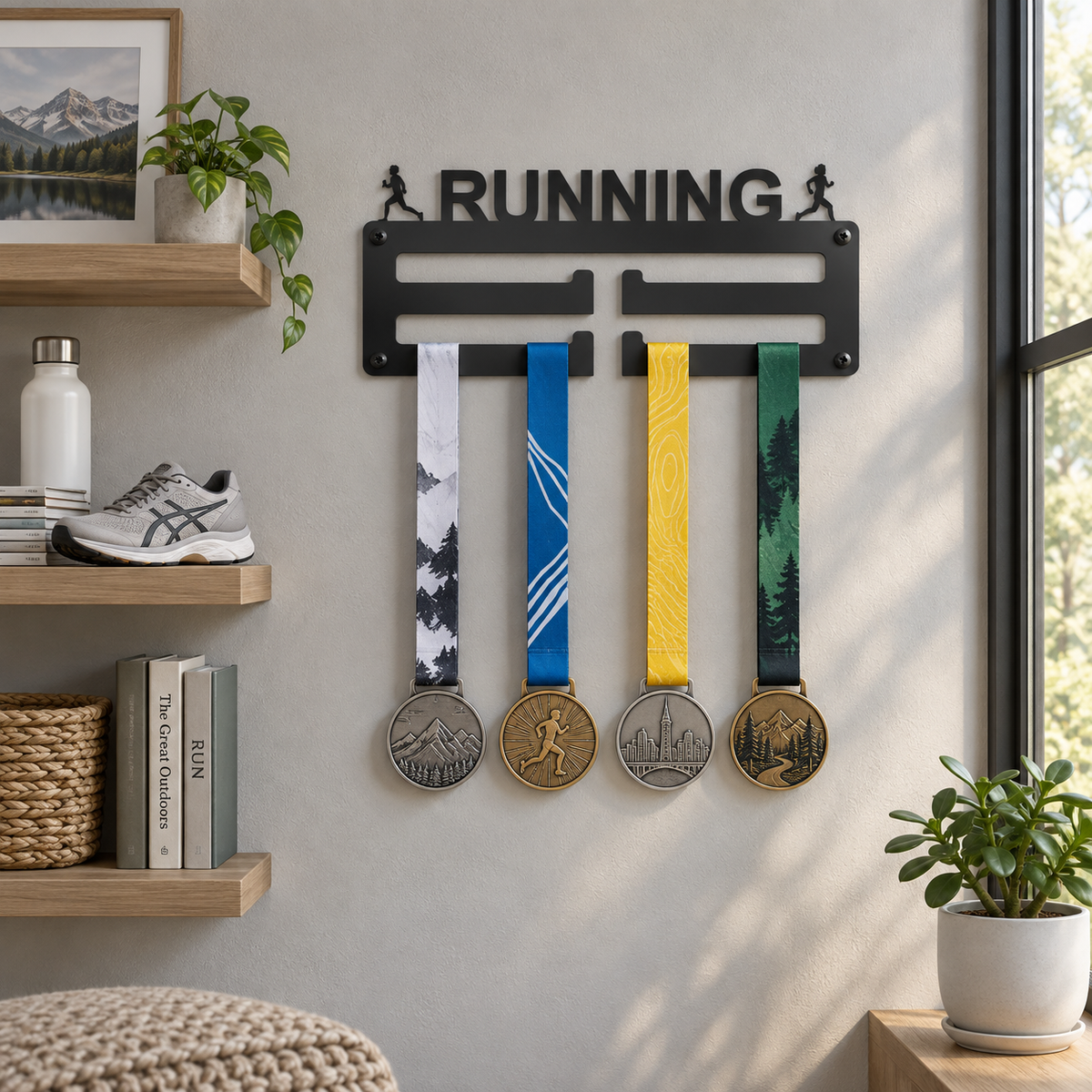 Medaillehouder hardlopen